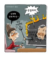 만평< 한눈에 보는 박근혜 인선!! 참 경이롭다!!