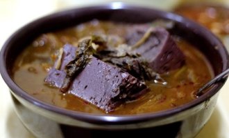 선지국효능→빈혈증에 좋은 식품