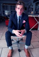 네이비자켓코디2