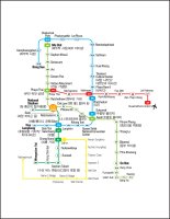 다섯살+세살 아이들과 떠난 태국 방콕 여행 - BTS / MRT 노선도 및 요금표