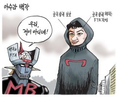 ★ 시사만평 2월 16일자 ㅡ 동아 / 경향 / 한겨례 / 국민 / 금강