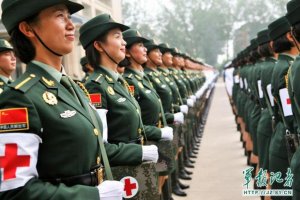 중국70주년 전승절 열병식 여군과 동영상